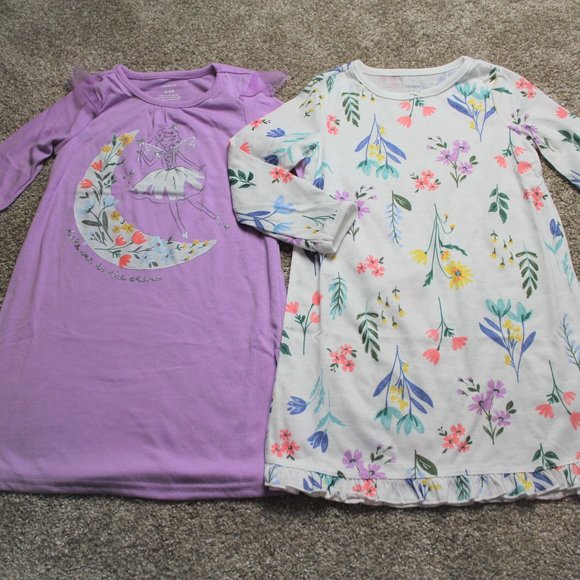 Carter's Other - Carter's Flower Fairy Nightgown Set Pajamas 2pk Toddler Girls 2-3 4-5 yrs NWT